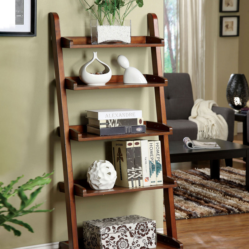 Gracie Oaks Futch Shelf Ladder Bookcase Wayfair
